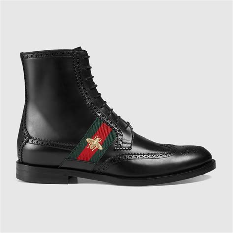 gucci mens boot|farfetch Gucci boots men.